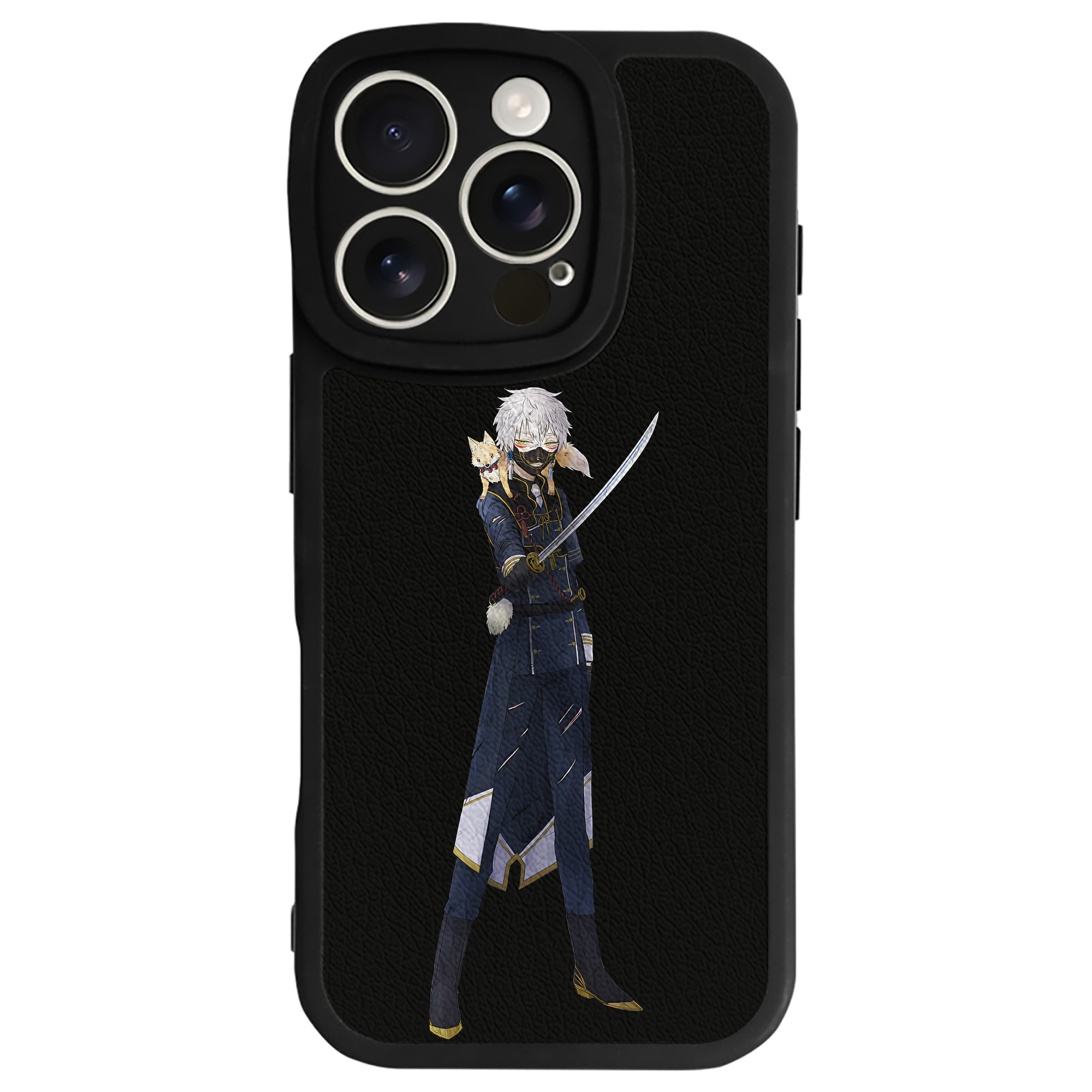 （画像用） 刀剣乱舞 Touken Ranbu 【iPhone 16シリーズ対応】シリコンスマホケース（レザー調） 材質：シリコン